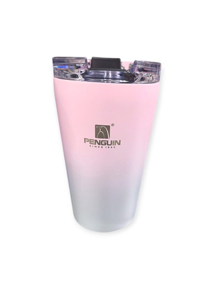 Penguin Travel Coffee Mug Stainless Steel Vacuum Ice and Hot Drinks Insulated Tumbler for Home Office Outdoor Works - Image 2